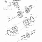 KX450F  (KX450-E9F) Сцепление
