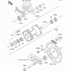 KX100  (KX100-D6F) Задняя ступица колеса