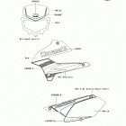 KLX250S (KLX250-T9F) Decals(red)(t9f)