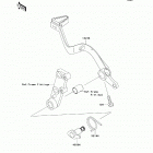 KLR650 (KL650-EAF) Педаль тормоза