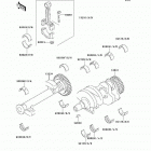 Ninja 500R (EX500-D9F) Коленвал