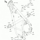 KLR650 (KL650-EAF) Крепление двигателя