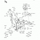KLX250SF (KLX250-W9F) Рама ,крепежные детали