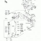 Ninja ZX-14  (ZX1400-C8FA) Задний торм цилиндр