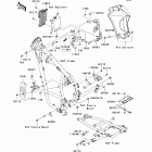 KLR650 (KL650-EAF) Рама ,крепежные детали
