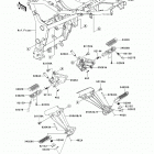 Ninja 250R (EX250-J9FA) Подножки