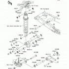 KLX140  (KLX140-A9F) Задняя подвеска