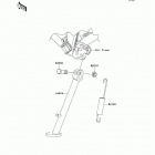 KLX140  (KLX140-A9F) Подножка