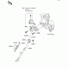 Ninja ZX-14  (ZX1400-C8FA) Подножка