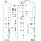 Ninja 250R (EX250-J9FA) Передняя вилка
