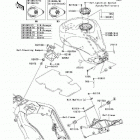 Ninja ZX-10R (ZX1000-E9F) Топливный бак