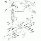 KLR650 (KL650-EAF) Задняя подвеска
