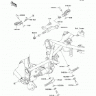 KLX250S (KLX250-T9F) Подножки