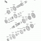 KX450F  (KX450-E9F) Трансмиссия