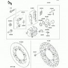 KX100  (KX100-D6F) Передний тормоз