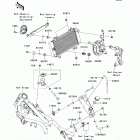 Ninja 250R (EX250-J9FA) Радиатор