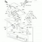KX100  (KX100-D6F) Глушитель