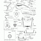 Vulcan 1700 Voyager (VN1700-A9FA) Decals(titanium / black)(a9fa)