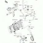 Versys (European) (KLE650-A8F) Патрубки охлаждения
