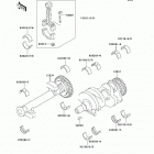Vulcan 500 LTD (EN500-C8F) Коленвал
