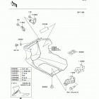 Ninja 500R (EX500-D9F) Обтекатель нижний