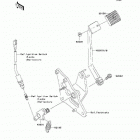 Vulcan 900 Custom (VN900-C8F) Педаль тормоза
