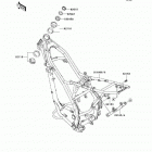 KLX140  (KLX140-A9F) Рама