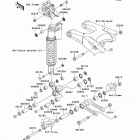 KX250  (KX250-W9F) Задняя подвеска