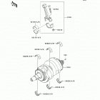 ER-6n (ER650-C9F) Коленвал