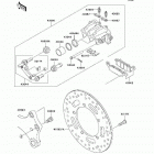 Vulcan 900 Custom (VN900-C8F) Задний тормоз