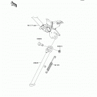 KLX250SF (KLX250-W9F) Подножка