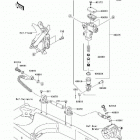 KLX140  (KLX140-A9F) Задний торм цилиндр