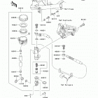 Ninja 250R (EX250-J9FA) Задний торм цилиндр