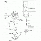 Ninja 250R (EX250-J9FA) Карбюратор в разборе