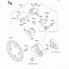 Versys (Canada Only) (KLE650-A8F) Задний тормоз