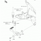 ER-6n (ER650-C9F) Педаль тормоза