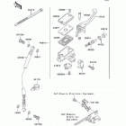 Ninja 500R (EX500-D9F) Главный тормозной цилиндр,передний