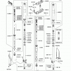 KX450F  (KX450-E9F) Передняя вилка