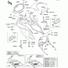 Ninja 500R (EX500-D9F) Обтекатели