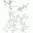KLX250S (KLX250-T9F) Задняя подвеска