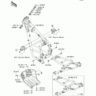 KLR650 (KL650-EAF) Рама