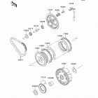 Vulcan 500 LTD (EN500-C8F) Сцепление