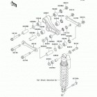 KX100  (KX100-D6F) Задняя подвеска