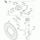 Ninja 250R (EX250-J9FA) Передний тормоз