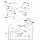 KX65  (KX65-A7F) Глушитель