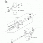 KX85  (KX85-A6F) Переднее колесо