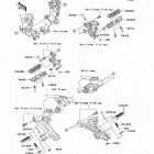 Ninja ZX-14  (ZX1400-C8FA) Подножки