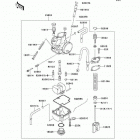 KX100  (KX100-D6F) Карбюратор