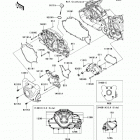 Vulcan 1700 Nomad (VN1700-CAF) Левая крышка двигателя
