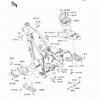 KLX250S (KLX250-T9F) Рама ,крепежные детали